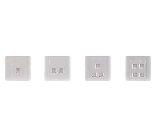 单口/双口/三口/四口86型信息面板，单口86型有线电视面板、一位TV、一位信息